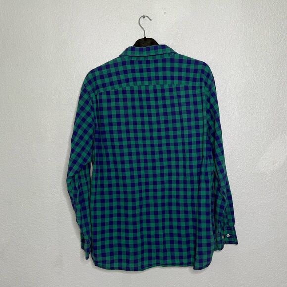 Sonoma Men's Blue and Green Plaid Shirt Size XL - Picture 5 of 5